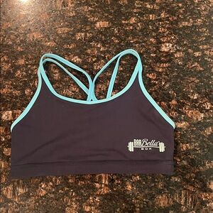 Born Primitive Navy and light Blue Sports Bra